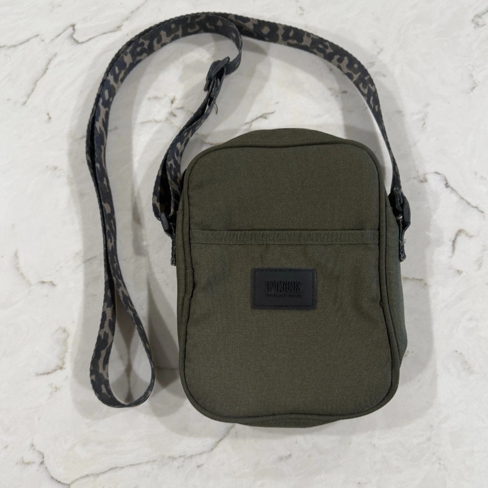 PINK Victoria's Secret Olive Crossbody Bag